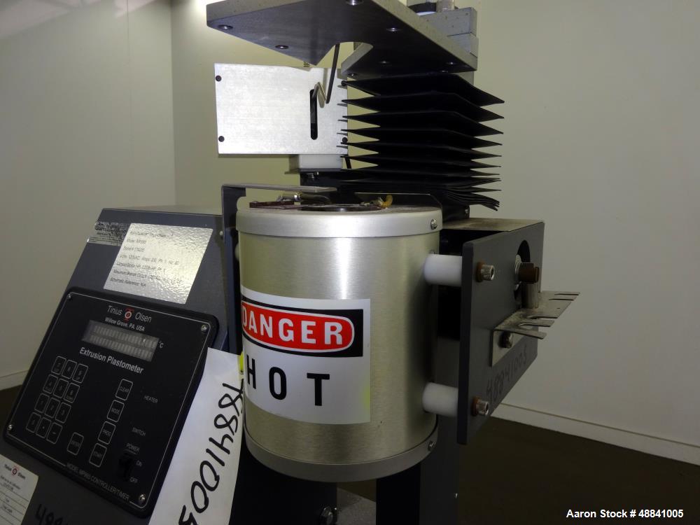 Used Tinius Olsen Extrusion Plastometer/Melt Indexer.