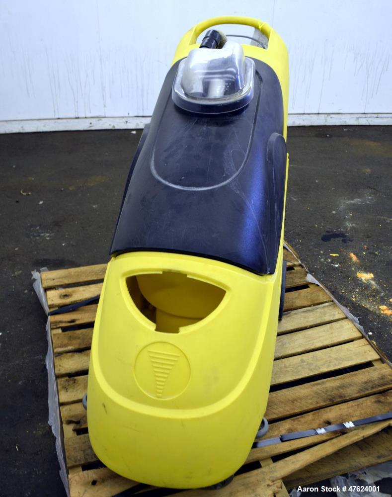 Used Tornado Industries 20 Gallon Self Contained Carpet Cleaner, Model Marathon 2000. 22" Wide cleaning path. 60 Hertz, 115 volts, 15 amps. Serial# 98190CBF10140.