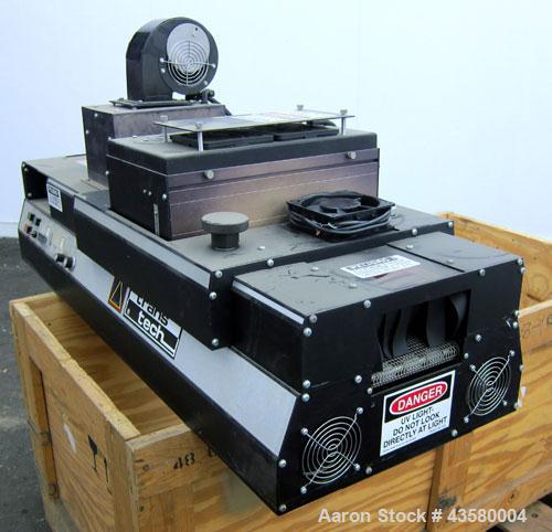 Used Trans-Tech UV Curing Conveyor System, Model 15608-10. Includes an UVEX model 15647-6 "C" Lamp, serial# 5027.