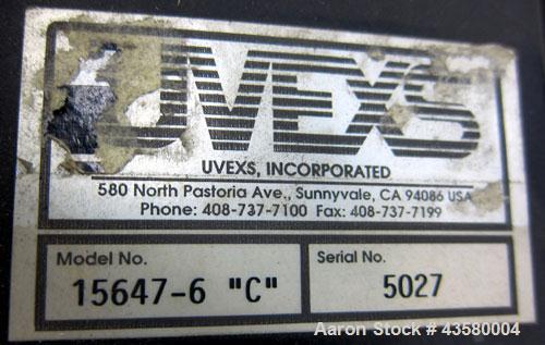 Used Trans-Tech UV Curing Conveyor System, Model 15608-10. Includes an UVEX model 15647-6 "C" Lamp, serial# 5027.