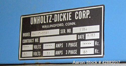 Used Unholtz Dickie Shaker, Model UD-560/F42.