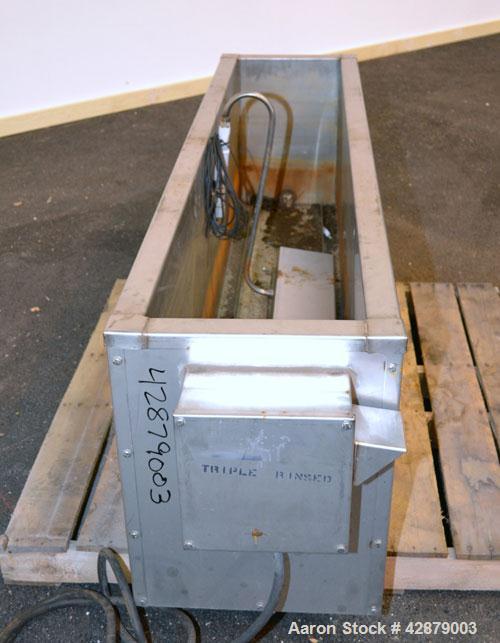 Used Arsco Ultrasonics Cleaner, Model Brute 7000, 304 Stainless Steel. Housing measures 13-3/4" wide x 72" long x 20-3/4" deep, open top no cover, flat bottom. (1) Bottom generator. Includes a contro...