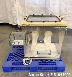 Used- Plas Labs Analytical Balance Glove Box, Model 830-ABC