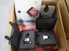 Used Beta Laser Mike, controller model 182-300, serial# 98-2862, with model 201-100, range from .25-25mm, +/- .006%, serial# 98-129 mike, model 202-200, range from .36-50.8mm, +/- .004%, serial# 98-0...