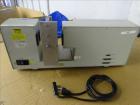 Used Beta Lasermike, Model # 283-10. Bench top laser non-contact measuring device. 130/230 VAC, .75 amp, 50/60Hz. Last calibrated on Jan. 2013. Serial # 38-01-1007.