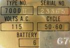 Used Alnor Dew Pointer, type 7000 U.  Max measuring limits from 10 degrees below room temperature to -80 degrees F.  115 volt, 50-60 cycle.  No power cord.