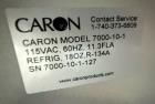 Used Caron Environmental Chambers / Incubator. Model 7000-10-1, 304 Stainless Steel Contact areas. 10 cubic foot (283 Liter) work space. 5 to 70 Degree Celsius Temperature Range. R-134A Refrigereant ...