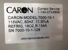 Used Caron Environmental Chambers / Incubator. Model 7000-10-1, 304 Stainless Steel Contact areas. 10 cubic foot (283 Liter) work space. 5 to 70 Degree Celsius Temperature Range. R-134A Refrigereant ...