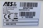 Used AES Bench top Masterclave, Model Masterclave 09. Capacity 1 to 9 liters. Sterilization temperature 95 - 125 degrees C. Sterilization duration 1 to 60 minutes. 316 Stainless steel chamber approxi...