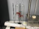 Used KARR Column Bench Top Unit, Model BTU-24. Consists of a 5/8” diameter glass column with the top and bottom chamber expanded to 1” diameter. Plate stack height is 24”. (2) plate stack assemblies ...