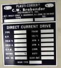 Used Brabender Plasti-Corder Model PL2100 Extruder with mixer and extruder acce