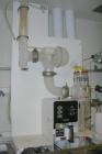 USED: Corning Glass Works Mega-Pure automatic water distillation unit, model MP-11A, glass construction. Production volume 13 liters per hour, cooling water capacity 130 liters per hour. (4) heaters,...