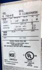 Used Denios Air Conditioned Storage Cabinet, Model L39-3164-F2-RD-MOD.
