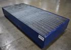 Used Denios 2-Tote Spill Containment Pallet – 500-Gallon Sump, Steel Grate
