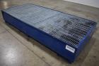 Used Denios 2-Tote Spill Containment Pallet – 500-Gallon Sump, Steel Grate