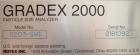Used Gradex 2000 Particle Size Analyzer, Model G203-SM1. 115 volt, 6.7 amps, single phase, .96 kva, 60 hz. Minimum supply circuit ampacity 8.3, ampere rating of largest motor 6.4, with a maximum inte...