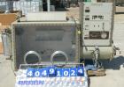 Used Vacuum Atmosphere Company glove box, model HE-493/MO-5. 50/60 hz, 110 volt, 5 amp. Rated plus 10 psig. Includes a model AMO-2032 moisture/ oxygen analyzer, AO- calibration panel, and a model PC-...