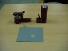 USED: Helos/BF laser diffraction sensor for particle size analysis. (1) Computer Fujitsu Siemens Scenic S2 P4 2.2 ghz, monitor, printer and Microsoft Windows standard software for running all Helos/F...