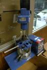 Used IKA 0.25 Gallon Laboratory Reactor System consisting of: (1) Ika Stirrer, model RE 162/P, 2.5-400 rpm. Includes an IKA RE 162E S5 controller. (1) IKA Anchor stirrer with PTFE scraper, model LR-1...