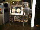 Used ISI Laminar Flow Glove Box Isolator, Model RLI-1, Stainless Steel. Single sided, approximately 42