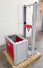 Used Testometric Dual Column Bench-mounted Universal Testing Machine, Model M500-100KN. Force capacity up to 100 kN. Serial# 500-636. 1/60/110 Volt.