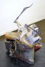Used Miller Dual Paint Shaker, Model G.  Dual canister holders, driven by an approximate 1/3hp motor.