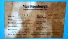 Used Van Steenburgh Refrigerant Recovery System, Model CV 15-4