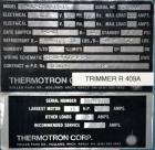 Used- Thermotron/ Unholtz-Dickie Testing System Consisting Of: (1) Thermotron agree Environmental Chamber,Mmodel F-42-CHMV-1...