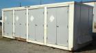 Used Haz-Stor Hazardous Material Storage Enclosure,  carbon steel. Internal enclosure dimensions 264’’ long x 96’’ deep x 83’’ tall. (4) Double door access, each door opening 53’’ wide x 80’’ tall. (...