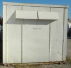 Used Haz-Stor Hazardous Material Storage Enclosure,  carbon steel. Internal enclosure dimensions 264’’ long x 96’’ deep x 83’’ tall. (4) Double door access, each door opening 53’’ wide x 80’’ tall. (...