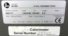 Used Parr 6100 Oxygen Bomb Calorimeter. The Parr 6100 Compensated Jacket Calorimeter continuously monitors the temperature surrounding the calorimeter and applies the necessary heat leak correction i...