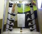 Used QUV Accelerated Weathering Tester, Model QUV. Temperature ranges: light cycle 45 to 80 degrees C., condensation cycle 40 to 60 degrees C. UV exposure, specimen capacity 50 samples 75mm x 150mm. ...