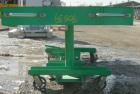 Used: Lexco long deck hydraulic lift table, model STN3010-2F, carbon steel. Approximately 2000 pound lift capacity, 30