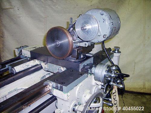 Used Monarch 12 1/2" x 30" Precision Toolmaker's engine lathe, model 10EE. Swing over bed 12 1/2", swing over cross slide 7 1/4". Distance between centers 30". Distance spindle center to floor 43 1/2...