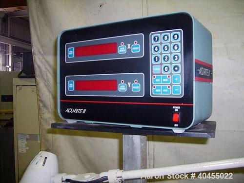 Used Monarch 12 1/2" x 30" Precision Toolmaker's engine lathe, model 10EE. Swing over bed 12 1/2", swing over cross slide 7 1/4". Distance between centers 30". Distance spindle center to floor 43 1/2...