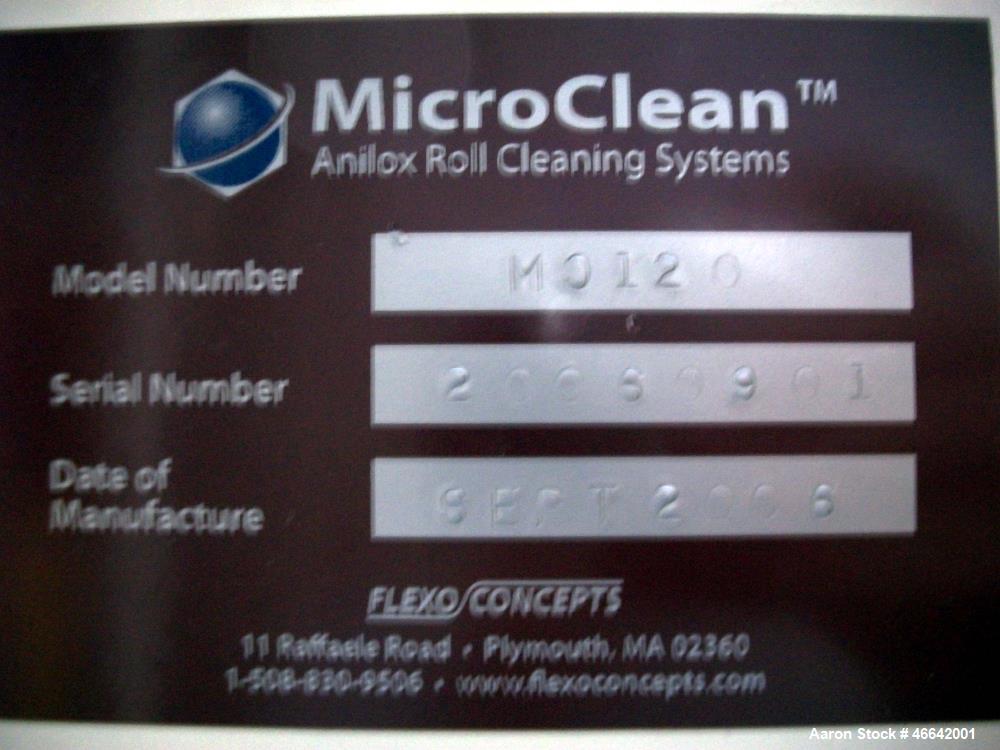 Used MicroClean Soda Blaster/Anilox Cleaning System.