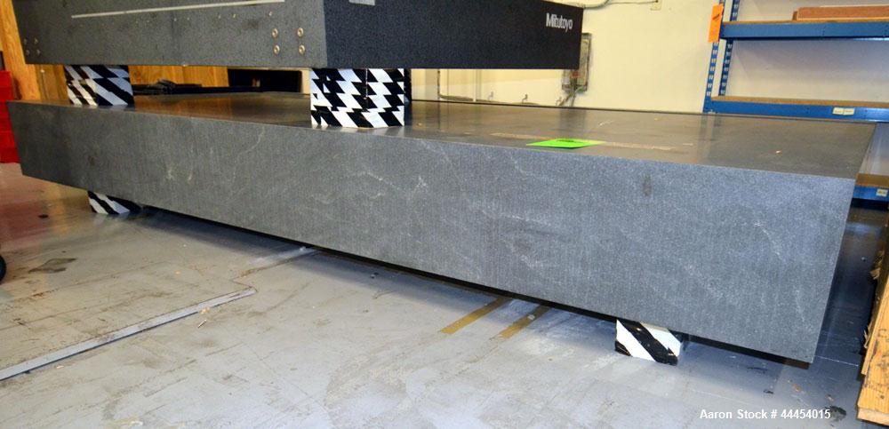 UsedMitutoyo Graplate Granite Table, overall size approximately 156