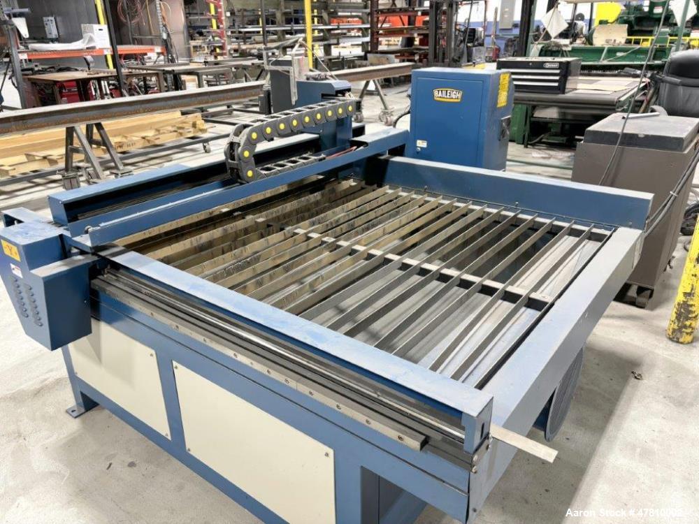 Used Baileigh PT-44-VH Plasma Cutting System – 4' x 4' Table, Auto Height Detection, Water-Cooled, 1" Steel Capacity