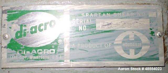 Used Di Acro 12 Manual Hand Shear Serial Eu 2