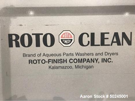 Used Roto-Finish Rotary Drum Washer