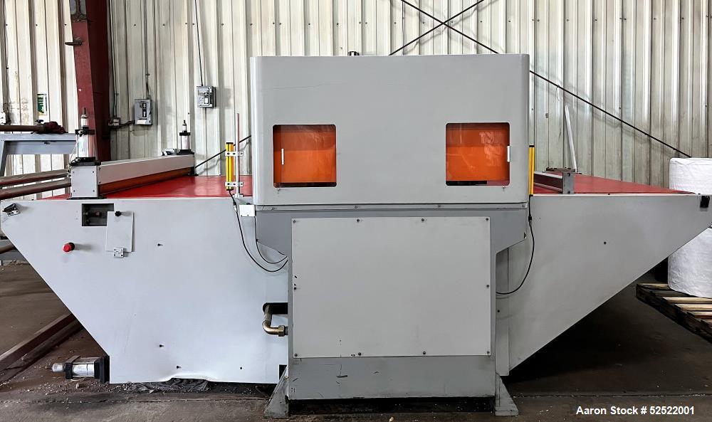 Used CJRTec 100 Ton CNC Conveyor Beam Press – 63" x 50" Table | Die Mount System, Waste Recovery | 2015