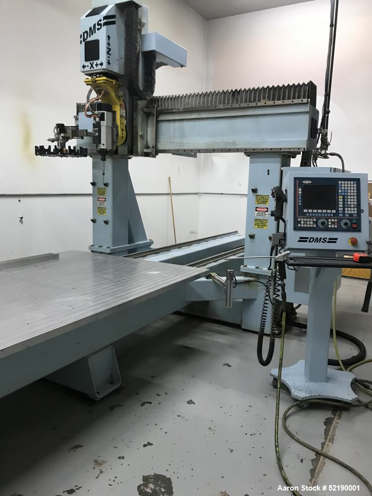 Used- DMS 5-Axis, Moving Table, Short-Bridge CNC Router