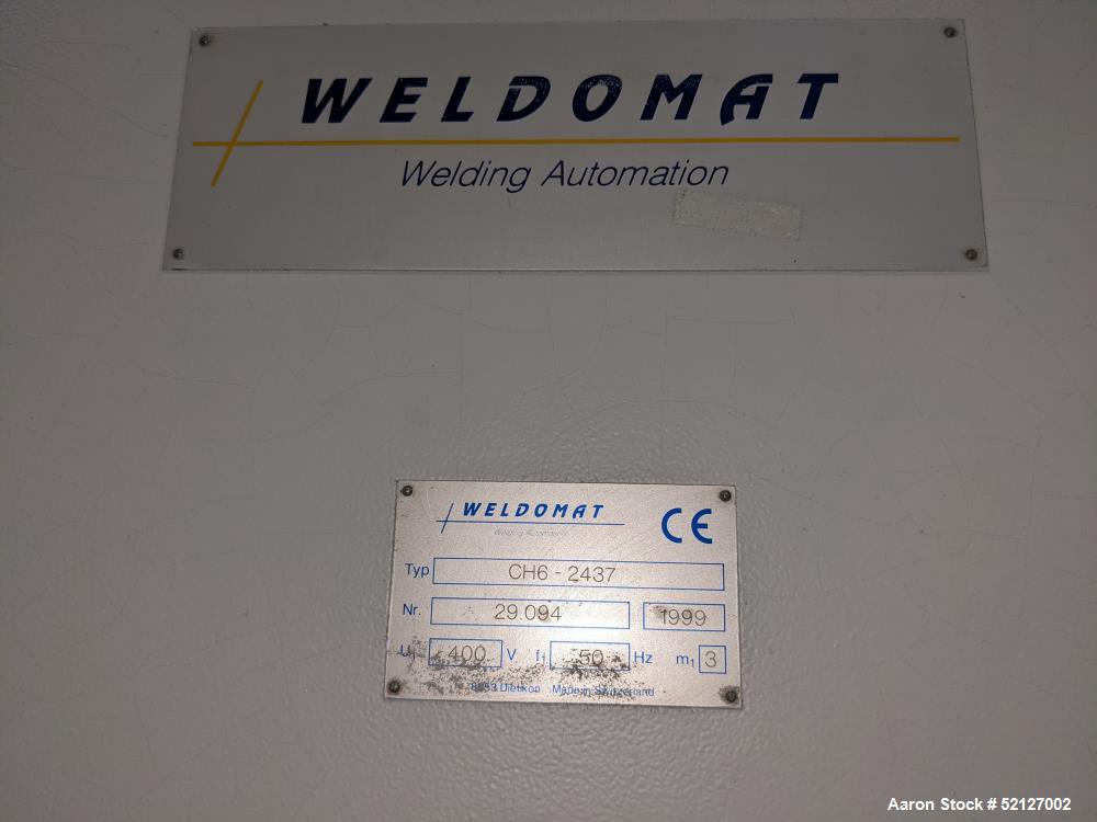Used Weldomat AG CH3-2437 Contact Welding Machine – Dual Units | 600 Contacts/Min | Tape & Wire Welding