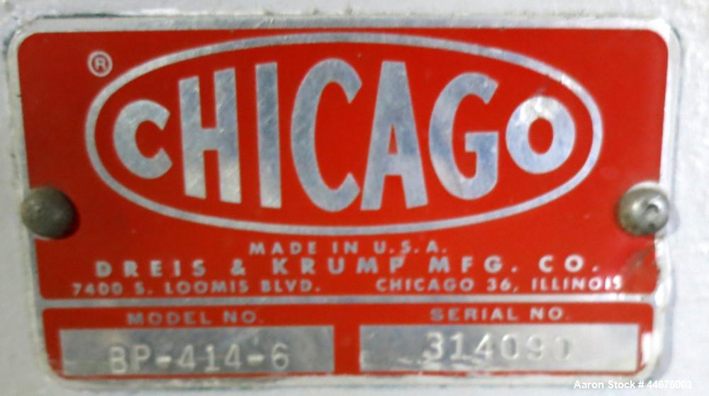Used Chicago Roll Bender, Model # BP-414-6, Serial # 314090