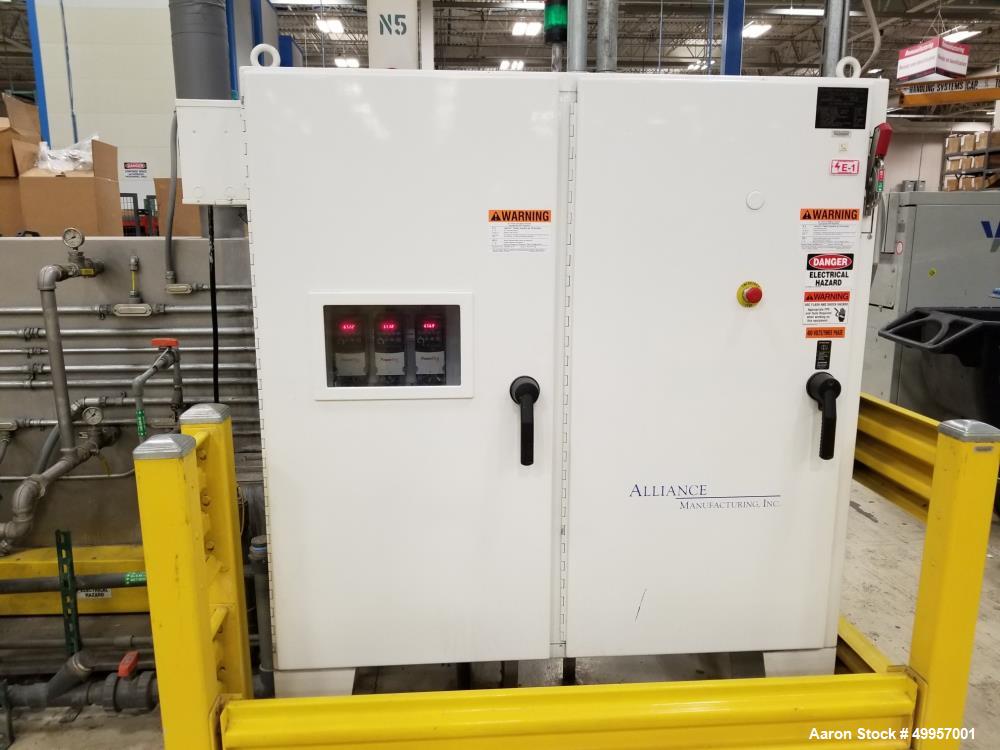 Used Alliance Aquamaster conveyorized aqueous parts washing system