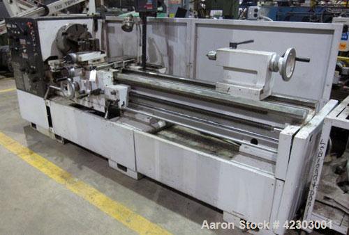 Used DoAll Toolroom Engine Lathe, Model 20H. Swing over bed 20", swing over cross slide 12", distance between centers 80", top slide travel 6", width of bed 15", hole through spindle 4.1", spindle sp...