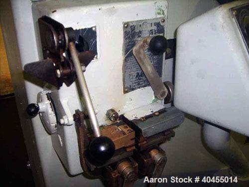 Used Do-All Vertical Band Saw, model 3612-3. Throat capacity (band to column) 36", Wor 12". Blade width 1/16" - 1", blade length 175". Table size (main) (2 T-slots) 24" F-B x 20" L-R. Table tilt (man...