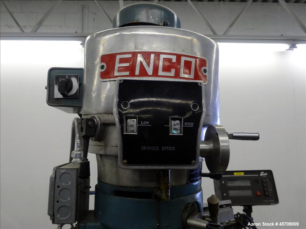 Used Enco Variable Speed Vertical Milling Machin