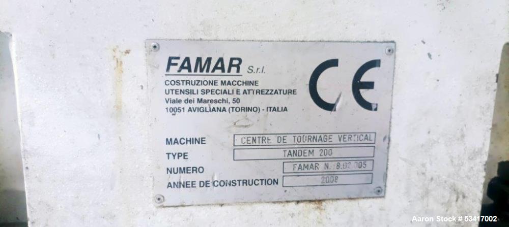 Used Famar Automatic CNC Lathe – Tandem 200 for Sale