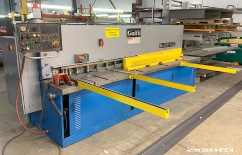 Used- Guifil "GHE" Hydraulic Guillotine Shear, Model GHE630.